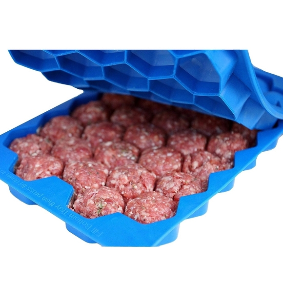 Meatball Master Maker BPA Free Silicone Tool 32,  1 oz Each Made In Canada - Picture 3 of 7